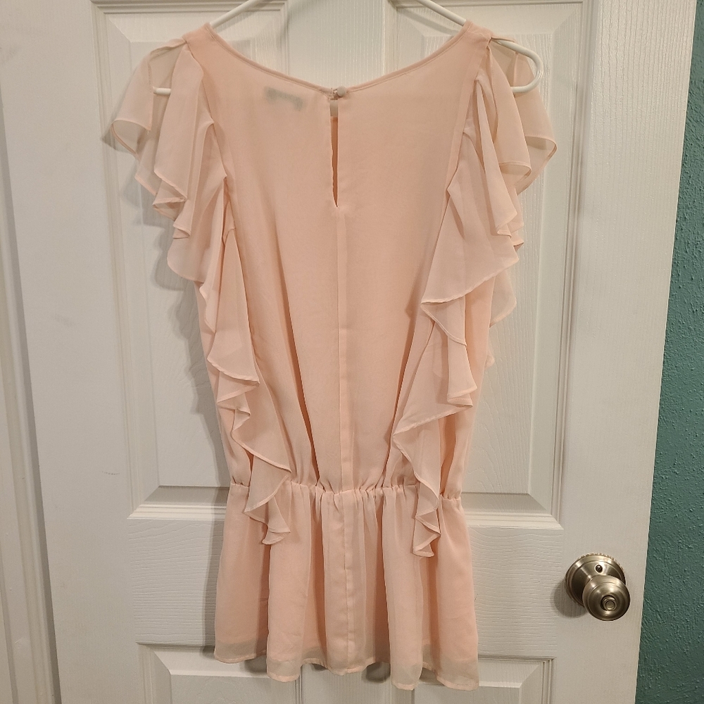 Sheer Ruffle Blouse - Picture 2 of 5